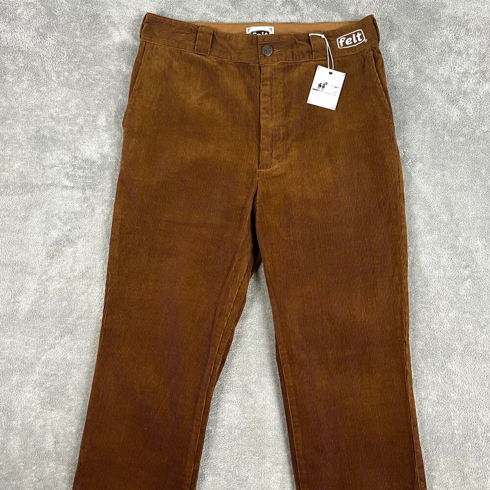 Felt For Every Living Thing Corduroy Pants Womens M Straight Leg NWT